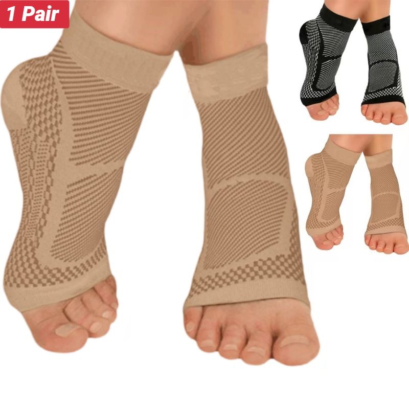 Ankle Brace Sock - دعامة الكاحل الرياضية الضاغطة، جورب التهاب