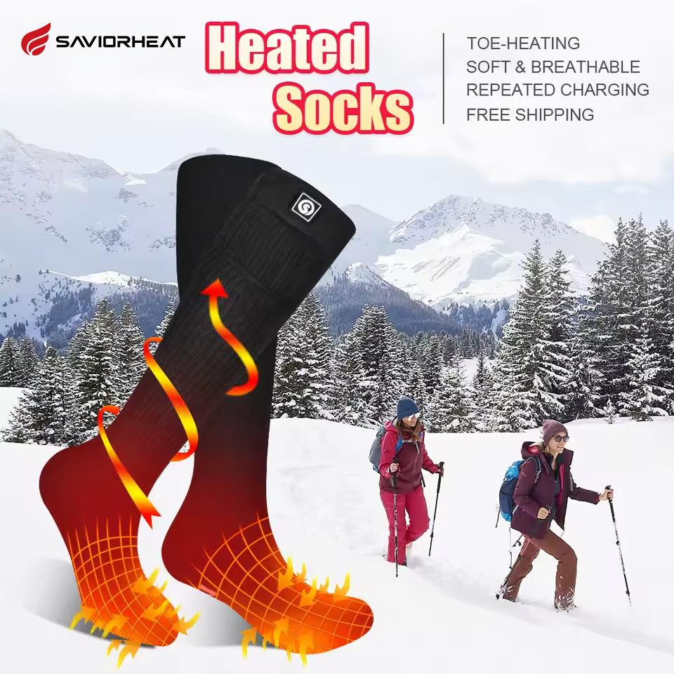 Thermal Sock Winter - جوارب ساخنة حرارية للكبار ، مقاومة