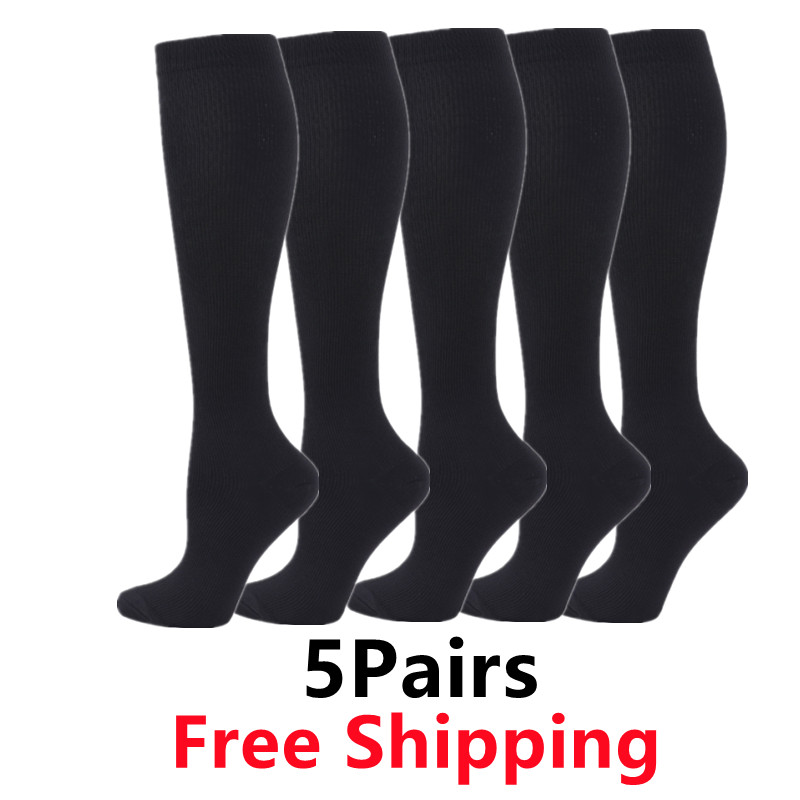 5 زوج/حزمة جوارب ضغط الرجال تش - مراجعة Compression Sock Medical وسعره
