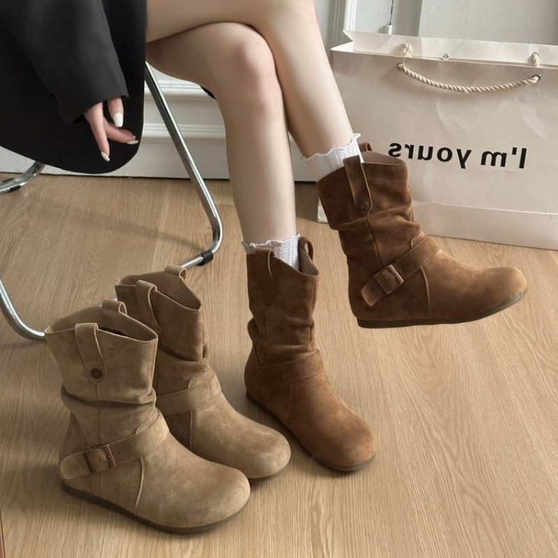 أحذية نسائية من الجلد المدبوغ  - مراجعة Knee High Sock Women وسعره