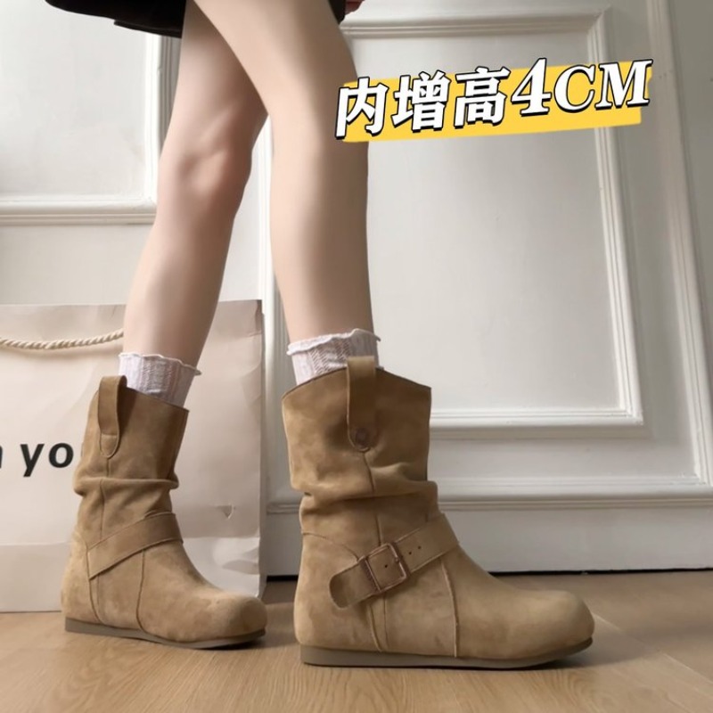 أحذية نسائية من الجلد المدبوغ  - مراجعة Knee High Sock Women وسعره