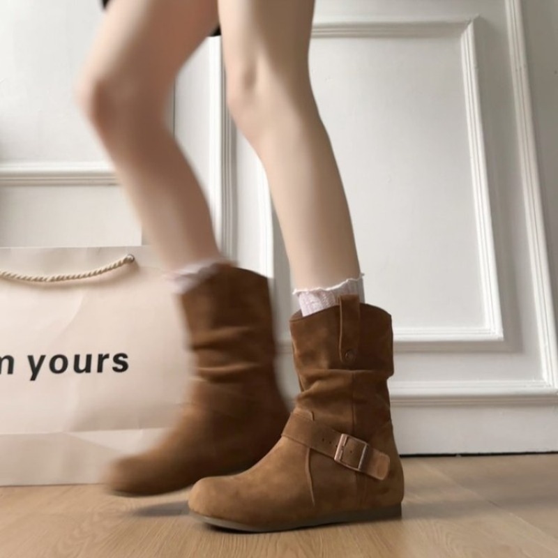 أحذية نسائية من الجلد المدبوغ  - مراجعة Knee High Sock Women وسعره