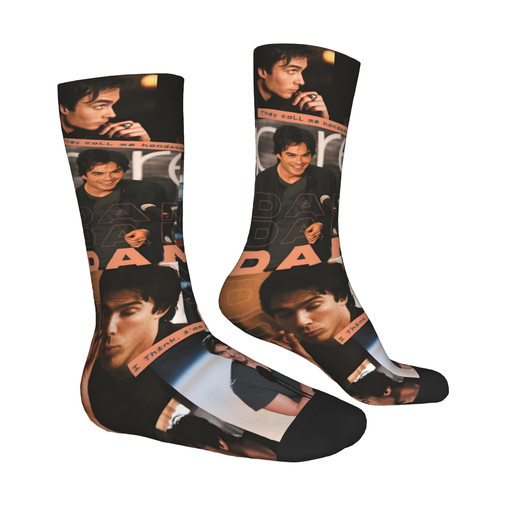 جوارب مخصصة بتصميم يوميات مصاص - مراجعة Dress Sock Men وسعره