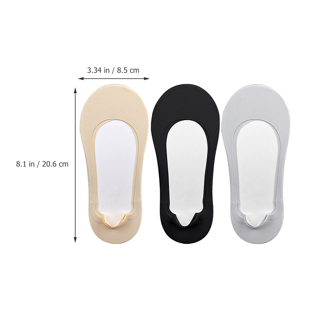 3 أزواج من الجوارب القصيرة غير - مراجعة Invisibility Sock Loafer وسعره