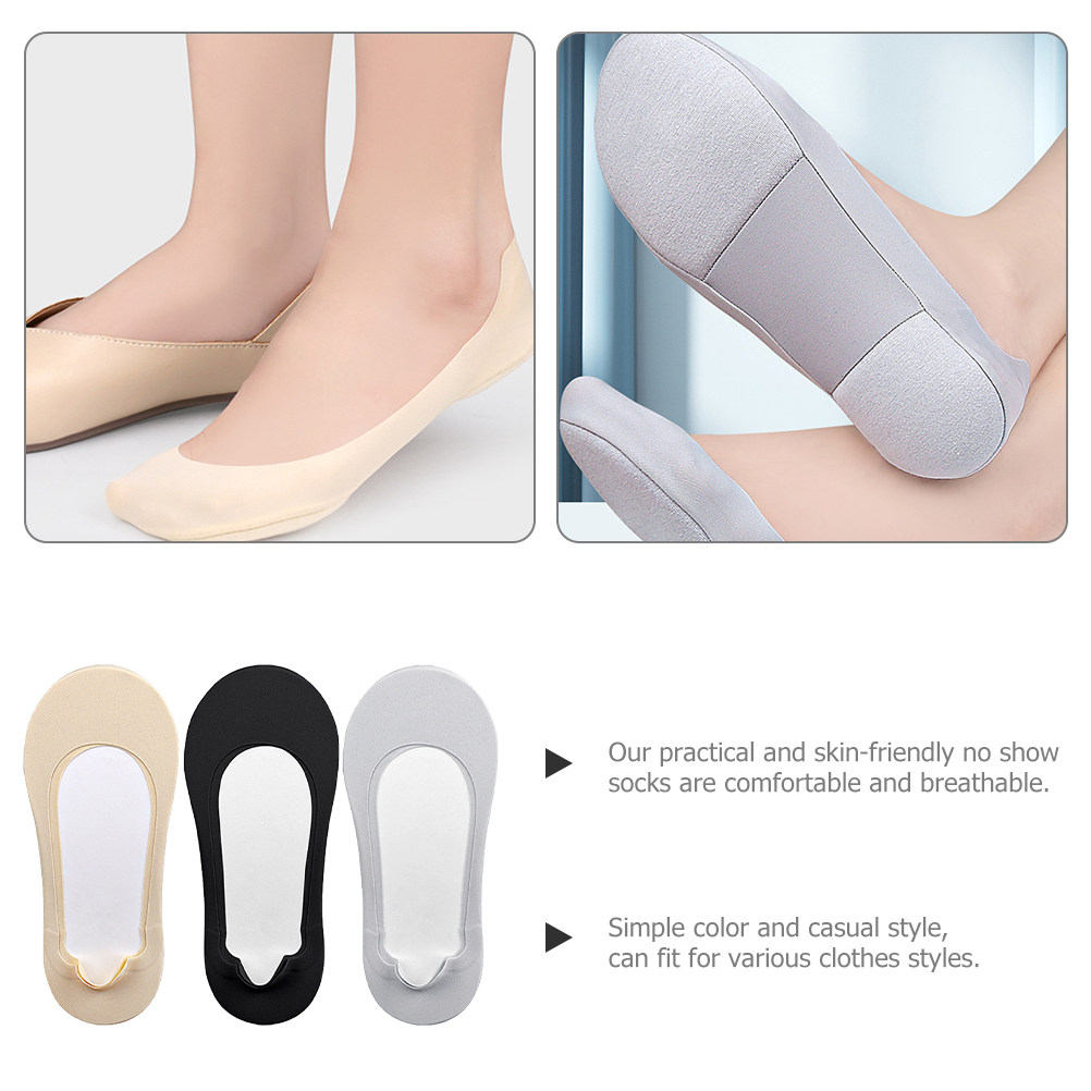3 أزواج من الجوارب القصيرة غير - مراجعة Invisibility Sock Loafer وسعره