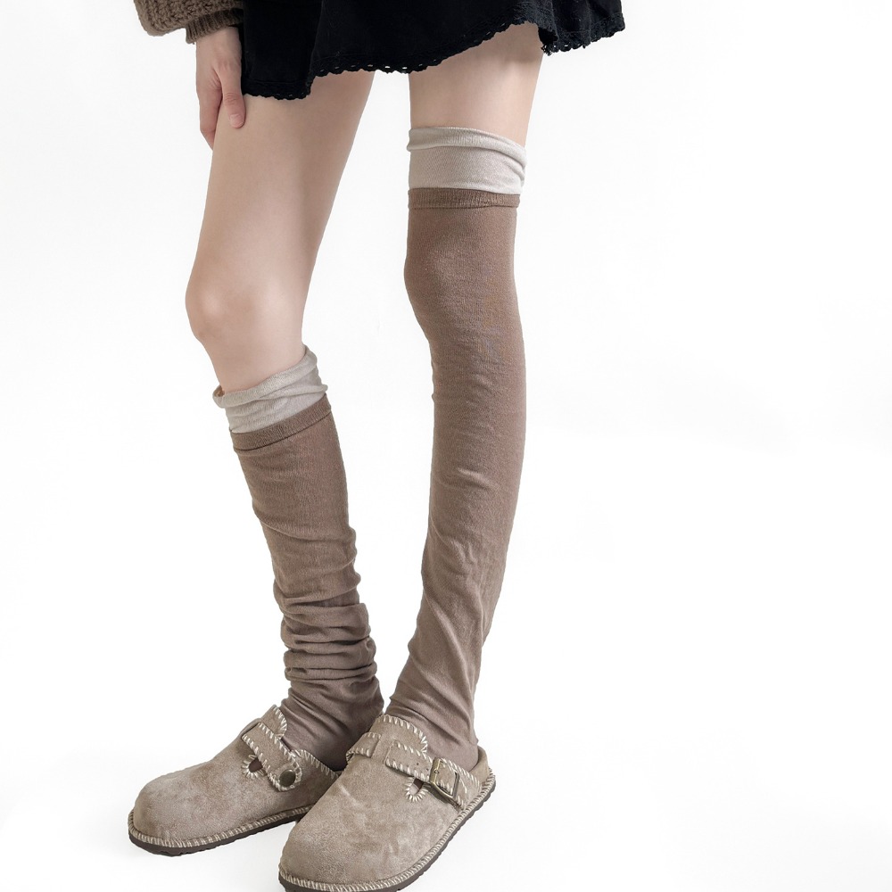 جوارب طويلة مكشوفة الكاحل للفت - مراجعة Boot Sock Slouchy وسعره