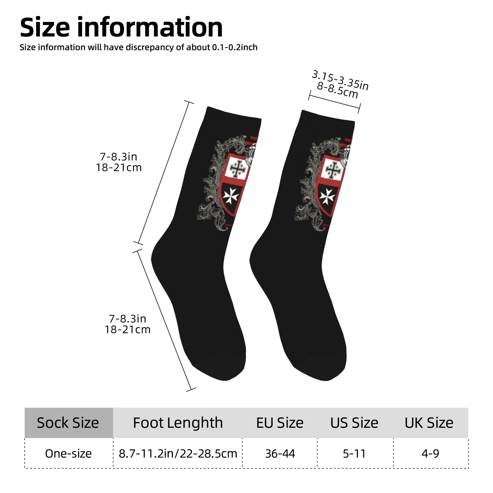 جوارب طويلة مخصصة بتصميم صليب  - مراجعة Dress Sock Men وسعره
